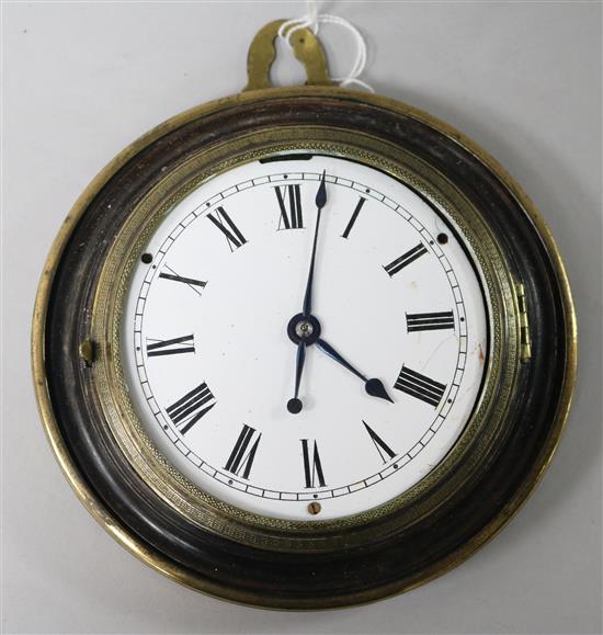 An early 19th century Sedan timepiece, with movement by J. Smith of London